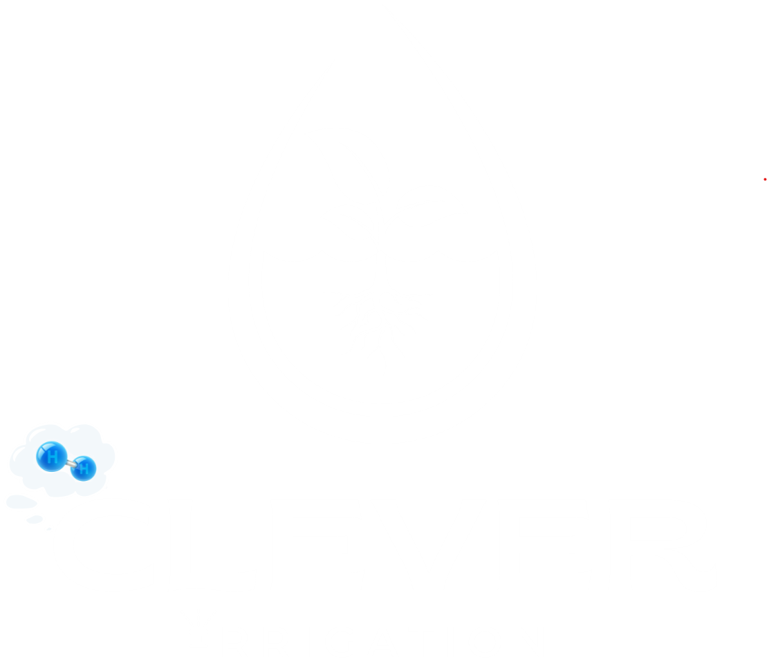 Clever Irrigation LLC Logo White